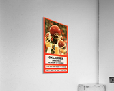 1984 Oklahoma Sooners Football Ticket Wall Art Acrylic Print