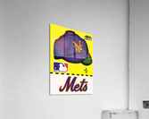 1981 New York Mets Fleer Decal Art Acrylic Print