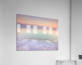 Dead sea shore at dusk, Israel Acrylic Print
