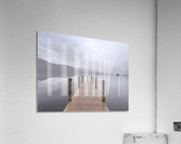 Wooden pier on the lake  Acrylic Print