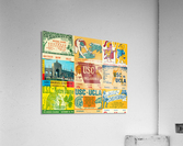 USC Trojans Football Ticket Stub Collage Acrylic Print