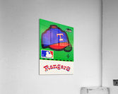 1981 Texas Rangers Decal Art Acrylic Print