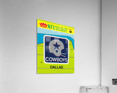 1981 Dallas Cowboys Fleer Decal Art Acrylic Print