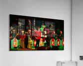 Brian Setzer and Santa Claus Acrylic Print