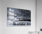 Winters shadow on Mt. Rose Acrylic Print