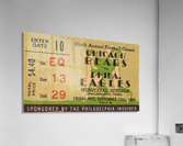 1946 Philadelphia Eagles vs. Chicago Acrylic Print