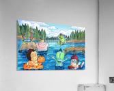 Summer Camp - at the lake - Bugville Critters Acrylic Print