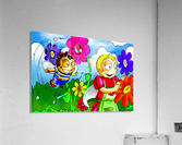 Mother Bee at Work - Bugville Critters Acrylic Print