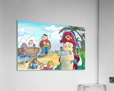 Treasure map - Pirates - Bugville Critters Acrylic Print