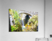 Hidden Falls - Waterfall Pacific Northwest USA  Acrylic Print