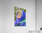 woman looking up Acrylic Print