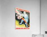 1949 Chicago Cubs Program Art Acrylic Print