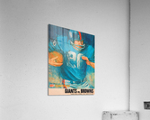 1966 New York Giants Program Cover Art Acrylic Print