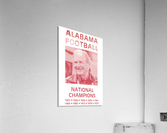 1979 Alabama Football Bear Bryant Poster Acrylic Print