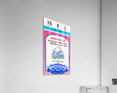 1986 Los Angeles Dodgers Opening Day Ticket Art Acrylic Print