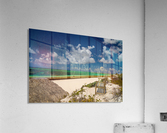 A Bench in Paradise  Acrylic Print
