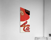 1974 St. Louis Cardinals Baseball Hat Art Acrylic Print