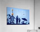 Ocean City Boardwalk Arch Up Close Abstract Acrylic Print