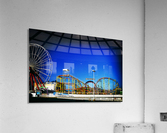 Deserted Ocean City Amusement Pier Rembrandt Acrylic Print