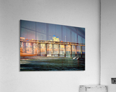Ocean City Maryland Fishing Pier in January Acrylic Print