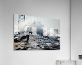 Dedicated Fisherman at the Ocean City Inlet Acrylic Print