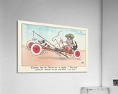 Charley fait de l Auto sur sa rapide Acrylic Print