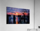 Sunset over the  St. Martin River Acrylic Print