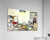 Dinner Time at the Bee House with the Family Acrylic Print