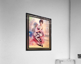 Lingerie Pin-up Girl by Bill Medcalf Pin-Up Girl Vintage Artwork  Acrylic Print