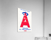 1980 California Angels AL West Champions Poster Acrylic Print