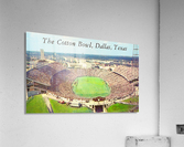 Vintage Oklahoma Sooners vs. Texas Longhorns Cotton Bowl Stadium Photo Acrylic Print
