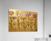THE FLOWERS Art Print from Original Acrylic Painting on Canvas by Rebecca Mangalindan By:Zo® Acrylic Print