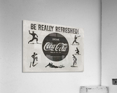 1962 Vintage Coke Baseball Ad Acrylic Print