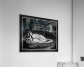 Ariadne Engraving by Asher Brown Durand Classical Fine Art Old Masters Reproduction Acrylic Print