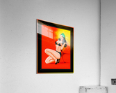 Too Hot To Touch by Peter Driben Pin-Up Girl Vintage Art Acrylic Print