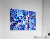  Acryl  wasser blau lila elektrisches blau Acrylic Print