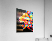 Colorful Lion Head Illustration  Acrylic Print