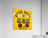 1972 Rose Bowl Go Blue Art Acrylic Print