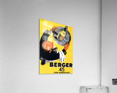 Berger 45 Poster Ad Roland Ansieau 1935 Acrylic Print