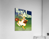 Vintage Up N Atom Boxing Bunny Cartoon Art Acrylic Print