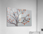 Flower in the Tree Canvas Art Acrylic Print