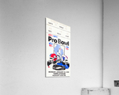 1978 NFL Pro Bowl Ticket Stub Canvas Acrylic Print
