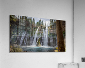 Burney Falls 3 Piece from the Bottom Acrylic Print