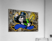 Mr Monopoly Slash Acrylic Print