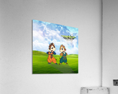 Tik et Tak en Trunks et Goten Acrylic Print