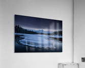 Mount Christie on a moon lit night Acrylic Print