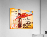 1946 Manhattan Beverage Advertisement Poster Acrylic Print