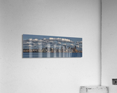 Elemerald Blue - Seattle Skyline Panorama Art  Acrylic Print
