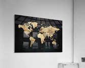 Artistic World Map XIII Acrylic Print