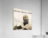1965 Willie Mays Art Acrylic Print